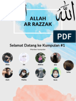 Allah Ar-Razak!