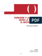 Durkheim y La Guerra