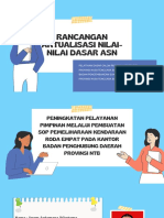 Presentasi Rancangan Aktualisasi Nilai-Nilai Dasar Asn