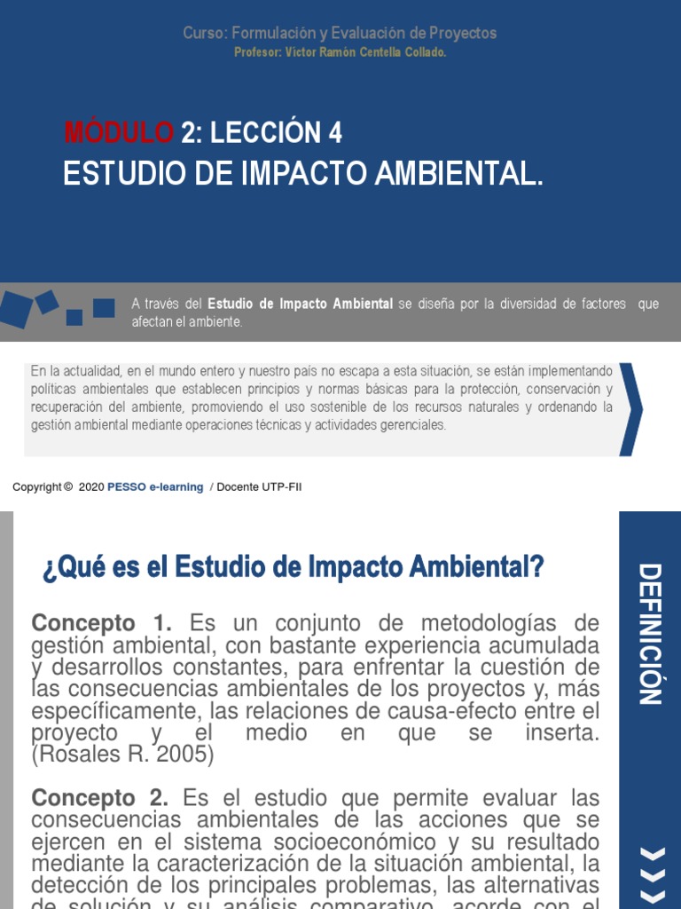Estudio de Impacto Ambiental | PDF | Evaluación de impacto ambiental ...