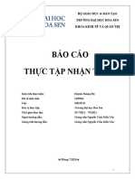 Báo cáo thực tập nhận thức của sinh viên Huỳnh Hoàng My tại Trường Đại học Hoa Sen