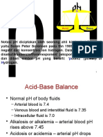 pH Regulation: An Overview of Acid-Base Homeostasis