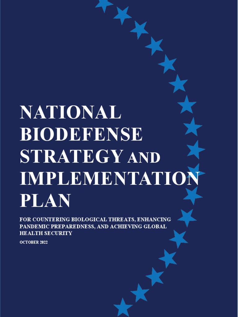 National Biodefense Strategy and Implementation Plan Final PDF