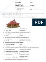 Soal PTS TEMATIK 2 Kelas 4 Tema 2 SMT 1