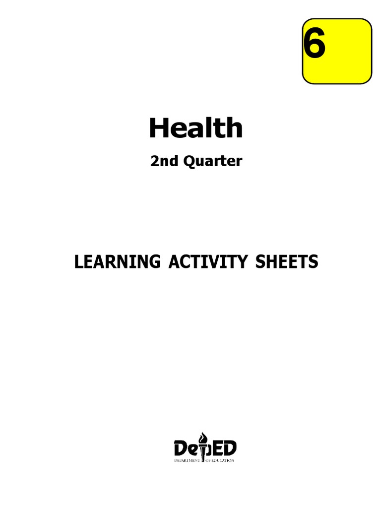 Grade 6 Q2 Health Las Pdf
