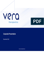 Vera Therapeutics - Public Presentation - December 2021 - VF
