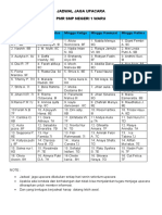 Jadwal Jaga Pemersatu-2