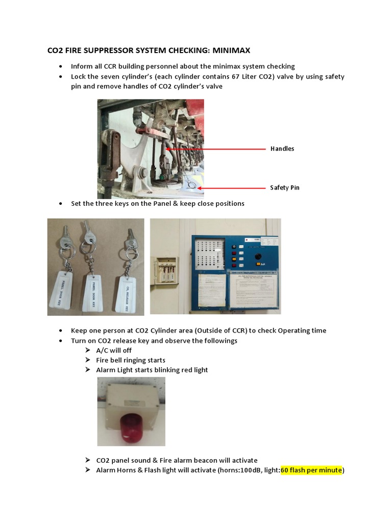 Minimax CO2 Fire Suppression Guide | PDF