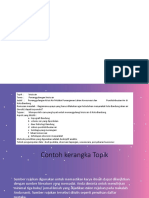 Kerangka Topik Kerangka Karangan