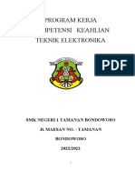 Program Kerja Teknik Elektronika