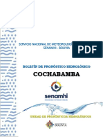 Cbba-Pronóstico Hidrológico Senamhi Martes 25-10-2022