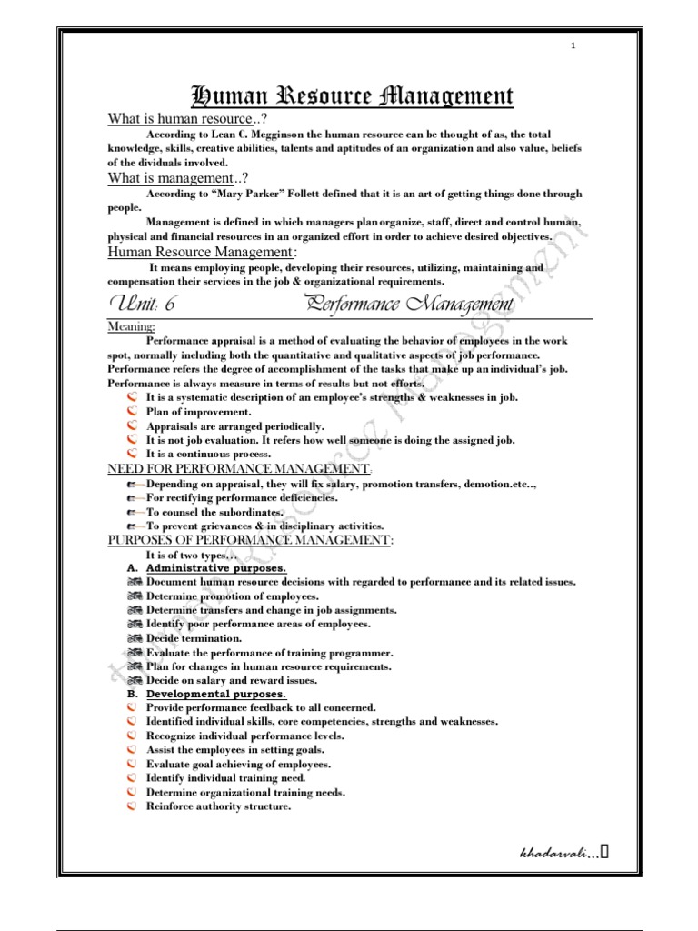 Human Resource Management | PDF | Competence (Human Resources ...