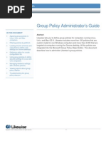 Download Likewise Enterprise Version 40 Group Policy Administrators Guide by Likewise Software SN6076520 doc pdf