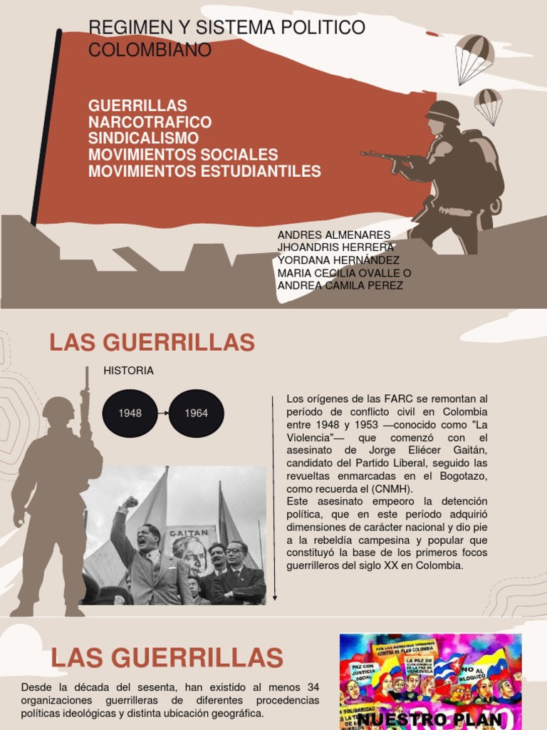 Orígenes y evolución de la guerra civil en Colombia | PDF