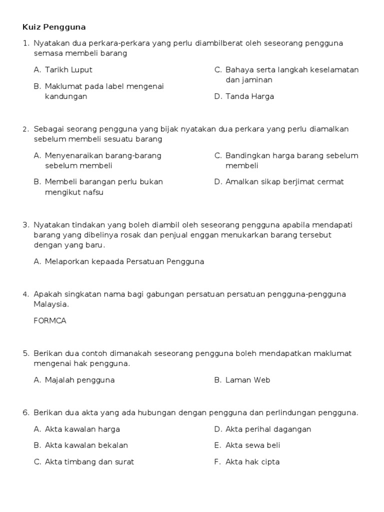 Free Download Soalan Matematik Tingkatan 1 - Terengganu v