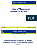 Session 1 - Foundation of Information System in Business