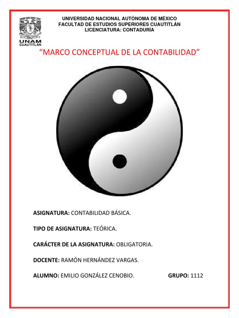 Marco Conceptual de la Contabilidad | PDF | Contabilidad | Contador