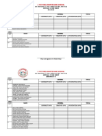 Score and Tabulation Sheet