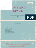 Time and Space (English FA)