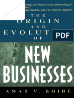 The Origin and Evolution of New Businesses 