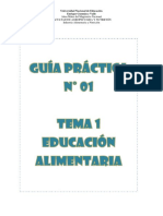 Guia de Practica - Tema 1 - Educacion Alimentaria