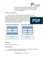 Docker (Fundamentals VM Vs Container Installation Images Containers Docker Architecture)