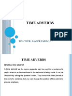 TIME ADVERBS EXPLAINED