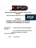 Proposal MyPSA Award For Students & Societies
