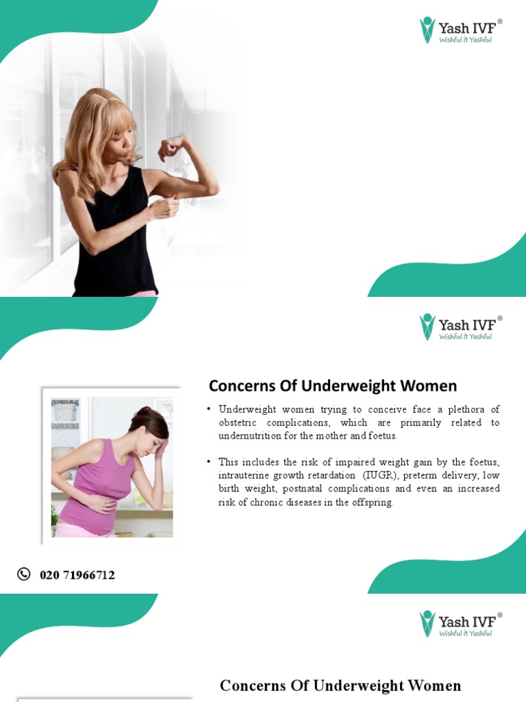 Risks of Underweight Women in Pregnancy | PDF | Preterm Birth | Pregnancy