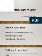 Talking About Self