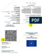 Certificazione Verde COVID-19 EU COVID Certificate: Crivellin Andrea