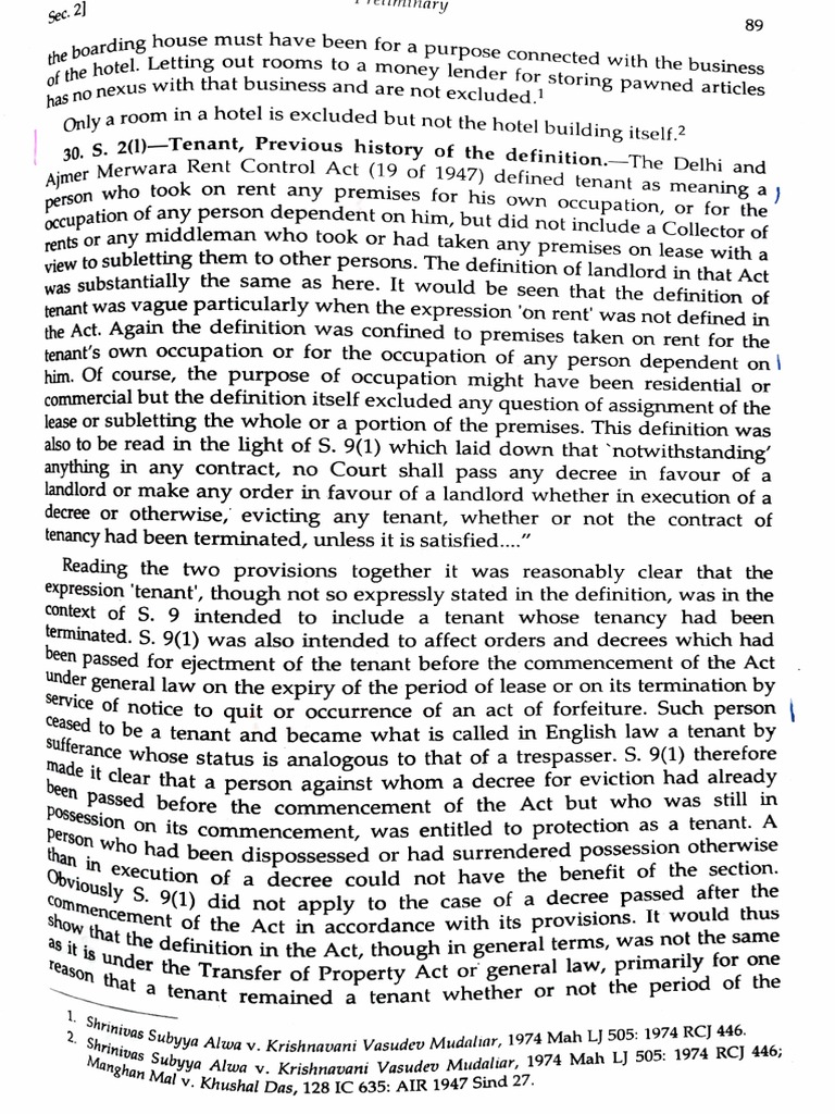 Delhi Rent Control Act PDF