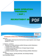 Sop Recruitment