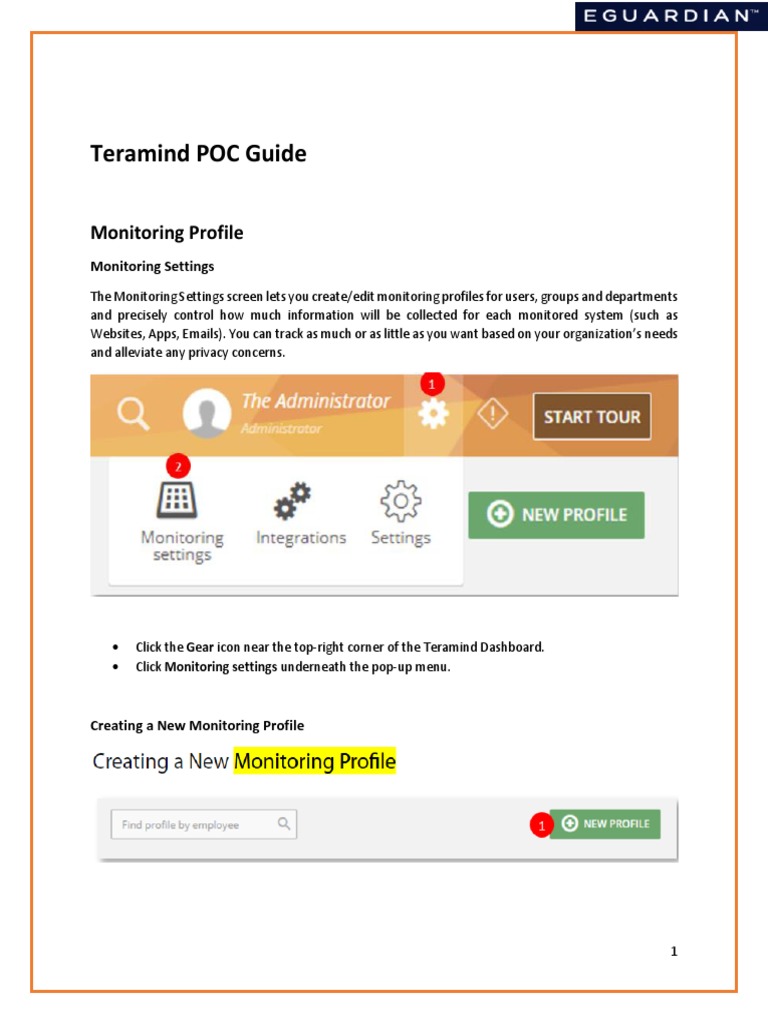 Teramind POC Guide | PDF | Installation (Computer Programs) | Icon ...