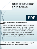 Lesson 1 Introduction To The Concept of New Literacy