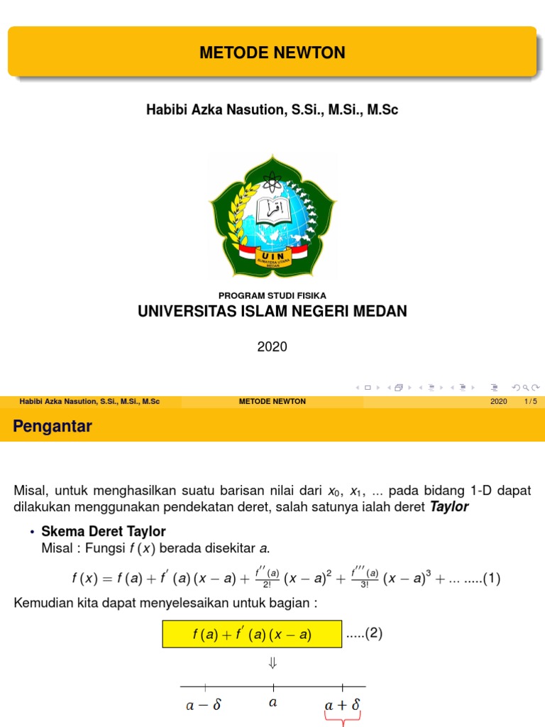 Metode Newton dalam Analisis Fungsi | PDF