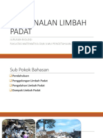 Pengenalan Limbah Padat: Jurusan Biologi Fakultas Matematika Dan Ilmu Pengetahuan Alam