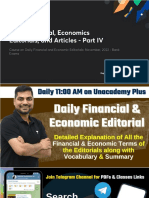 Daily Financial Economics Editorials and Articles Part IV No Anno