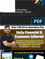 Daily Financial Economics Editorials and Articles Part III No Anno