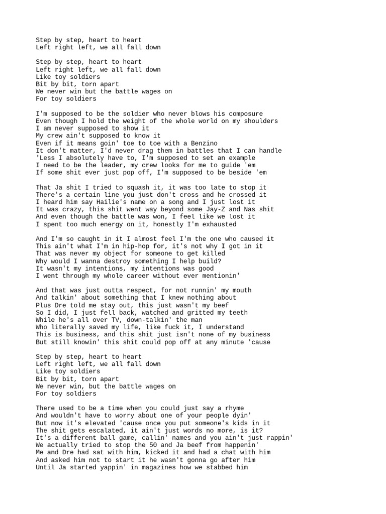 Toy Soldiers | PDF | Hip Hop