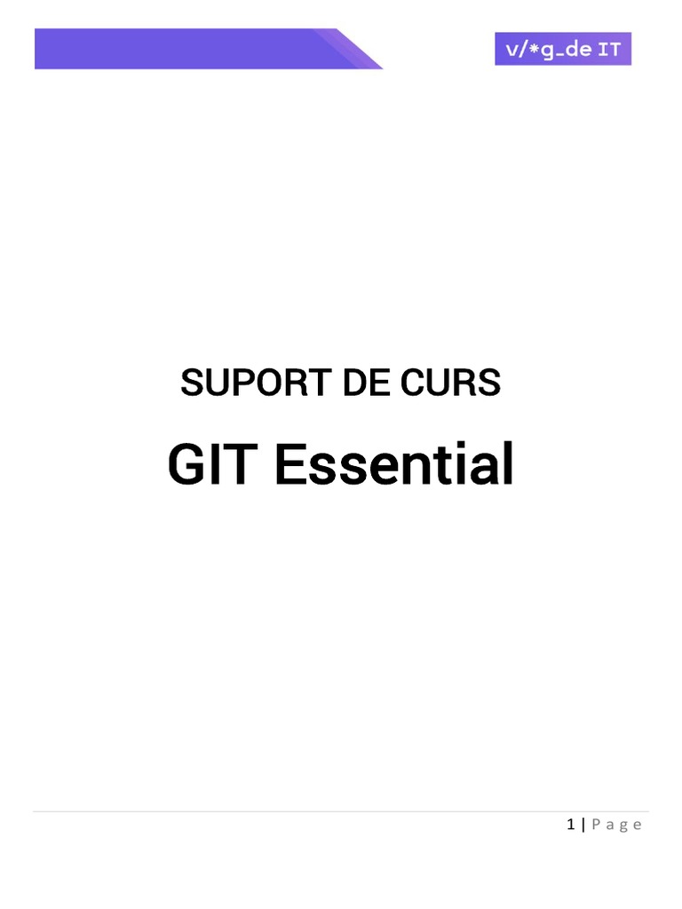 Suport Curs Git | PDF