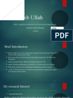 Habeeb Ullah: PHD Competition Industrial and Information Engineering