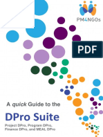 Quick Guide To The DPro Suite