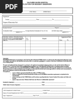 Application For Resident Observers