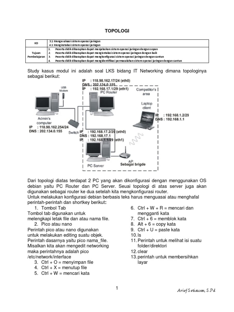 Modul Adm Server Arief Setiawan | PDF