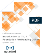 Introduction To ITIL 4 Foundation Pre Reading Guide
