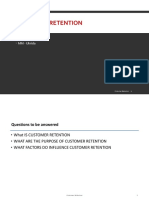 Customer Retention & Tugas 10 Sep 2022 PDF