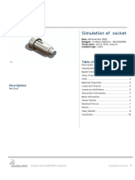 Static Structural Analysis On Socket