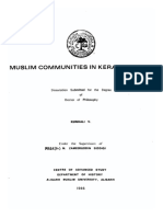 Muslim Communities in Kerala To 1798