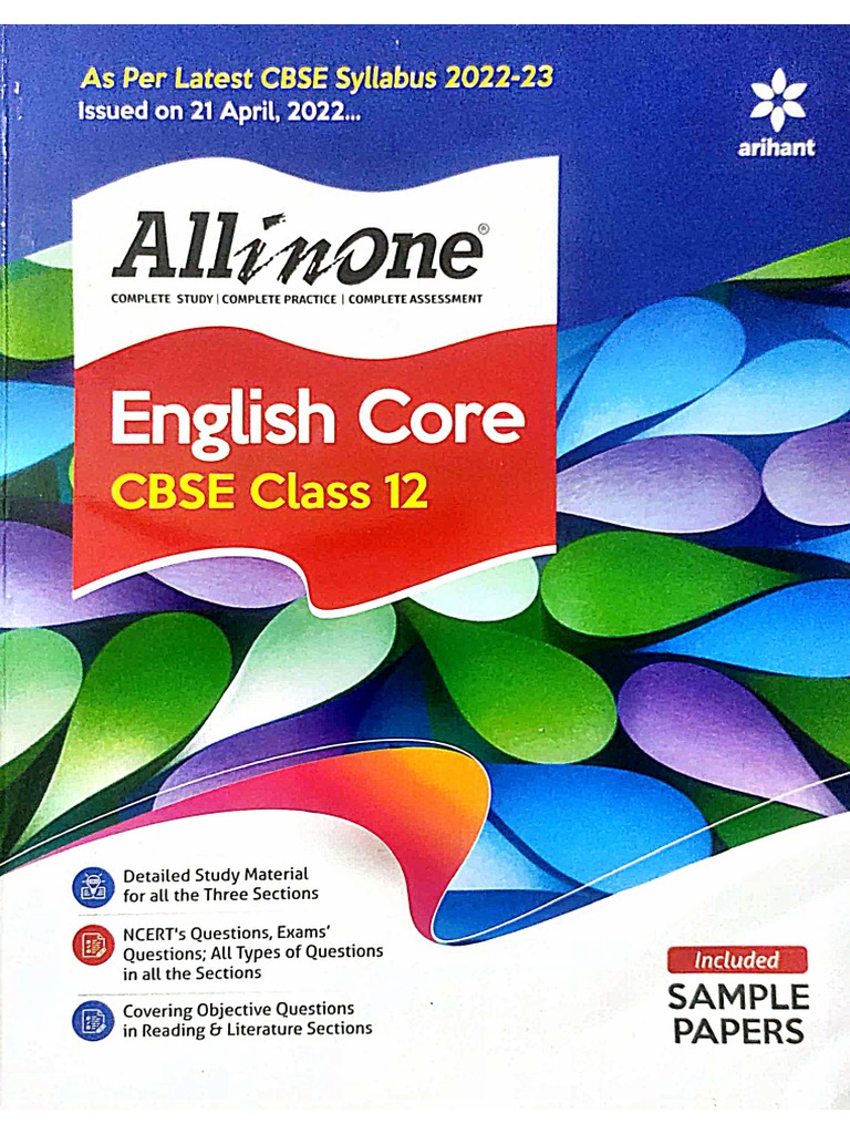 ARIHANT ENGLISH SAMPLE PAPER CLASS 12 2023 PDF DOWNLOAD intelligence overview